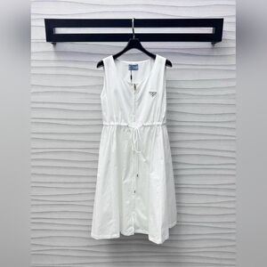 Prada Drawstring Vest Dress
